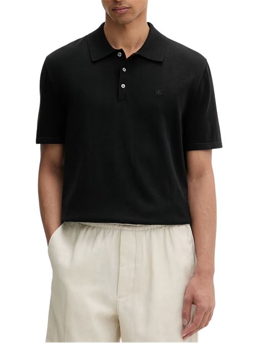Polo in maglia di cotone Calvin Klein | LV04LC326GUB1